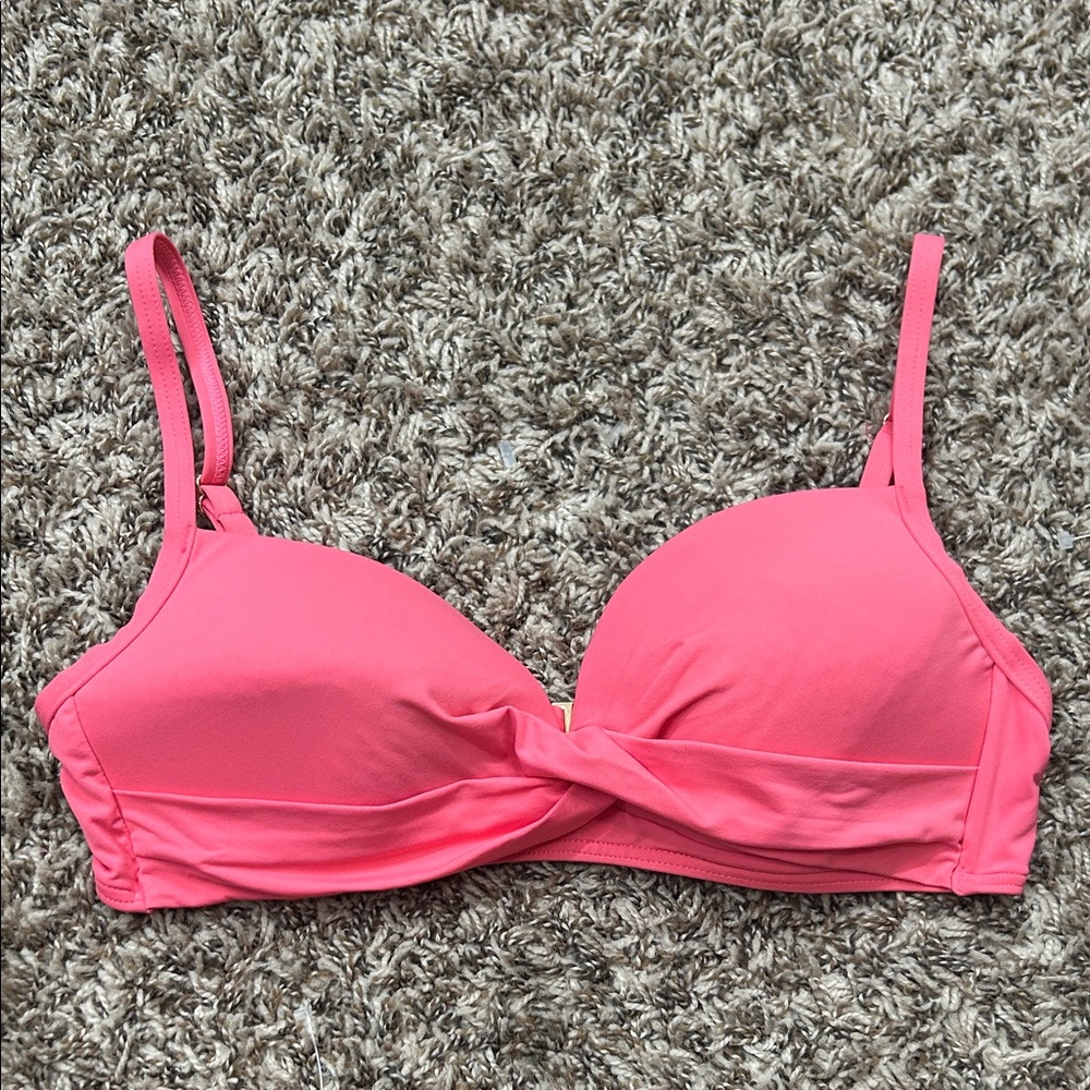 Kate Spade Pink Bikini Top Sz M